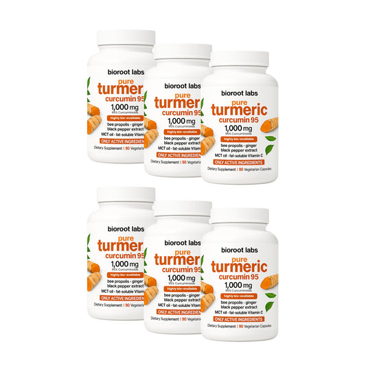 Turmeric Curcumin Capsules 6 months supply (6 Bottles)