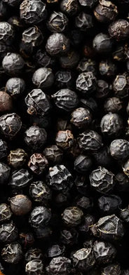 Black peppercorns