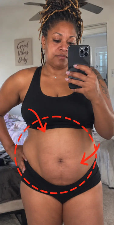 Monica, 42, at Week 1 — Belly felt swollen and tight by late afternoon