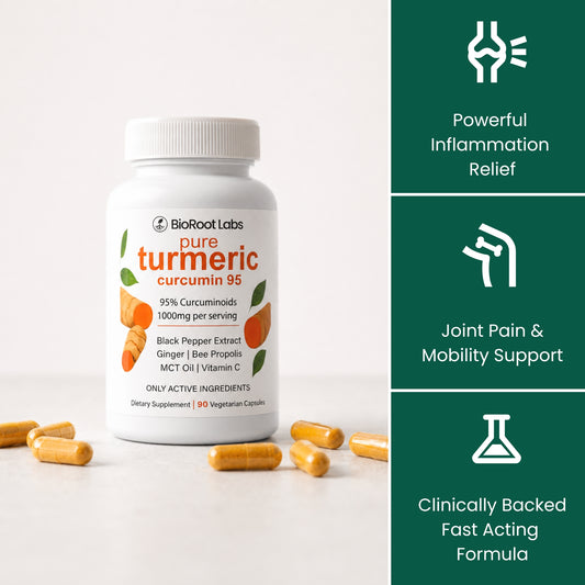 Move More Comfortably with Turmeric Curcumin (1,000mg)
